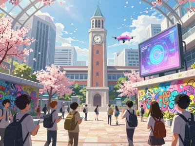 当拼好社乱入“青空学园”