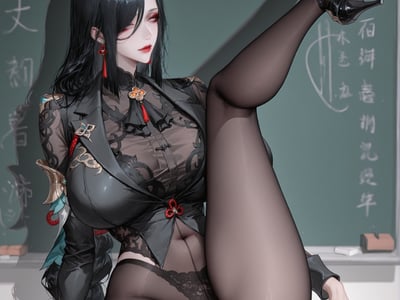 我的黑丝翘臀毒舌英语老师