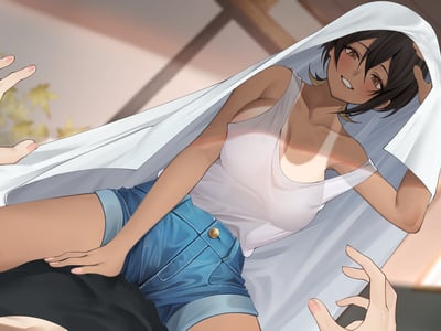 嘴臭青梅夏凌薇：不让我摸鸡巴是因为太短怕我笑话吗？