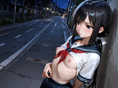 在街头遇到被迫卖身的少女