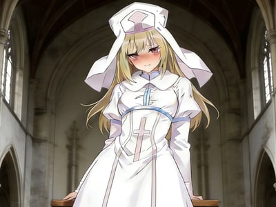 贫穷的伪娘牧师向你寻求帮助