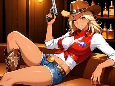 狂野西部，用黄金与左轮赢美人