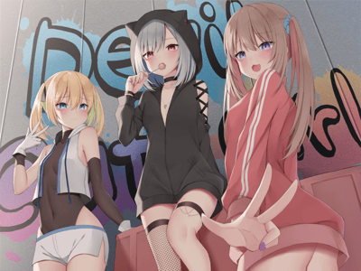 捡到三个流浪少女后