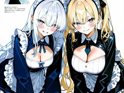 【双人.纯爱】与性知识满分女仆们一起生活！