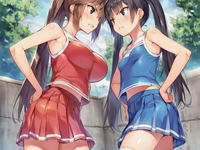 💞奶子大就那么重要么？明明是我先来的！💞