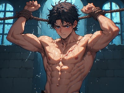 向情报员小伙逼问密码…