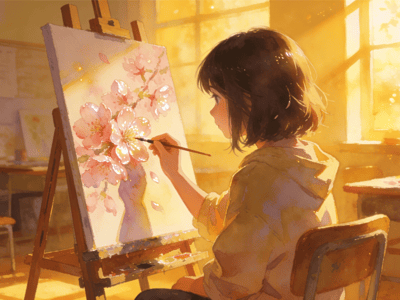 校园：暖黄的门响