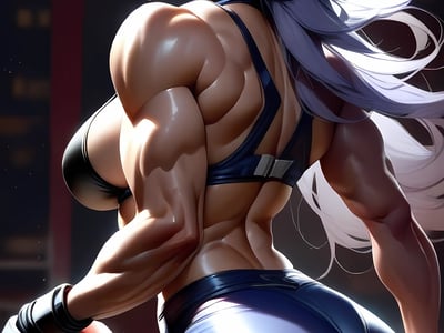 只有肌肉女和健身的世界