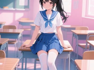 纯白恋足：拜倒在清纯可人的白丝同桌脚下🦶