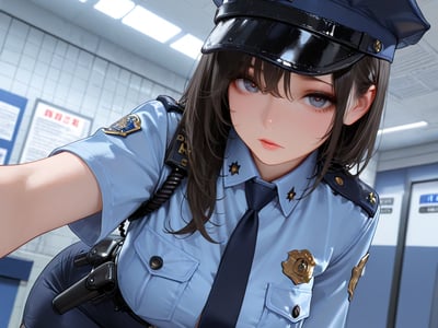 快餐系列-高冷拜金女警