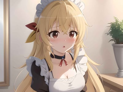 把巨乳萝莉女仆叫进房间之后……