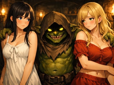 变成无敌哥布林在现代操遍全家