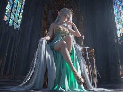 高傲的傲娇精灵公主沦为你的阶下囚❤️，征服或救赎