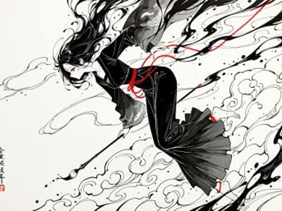 什么！我在旧货市场淘到的古画成精了？！