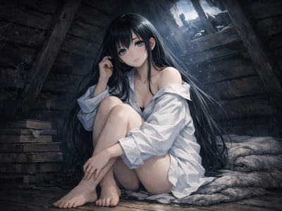 性无知的阁楼少女