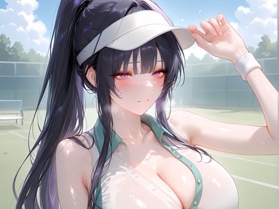 打网球认识的极品清纯女大