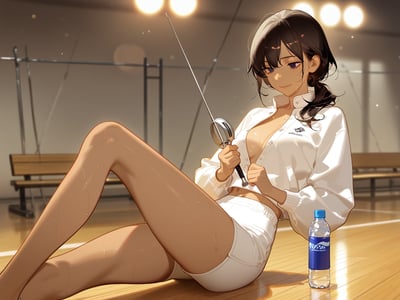 用来击剑的柔软肉体落到我的手里