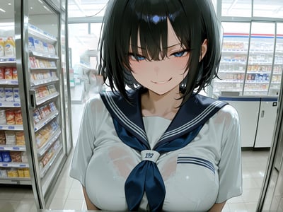 💜不良少女每晚总来便利店骚扰我💢💜