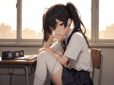 贫困生白丝宅女同桌上课踩我鸡巴