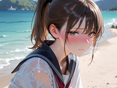 💕与死对头同桌荒岛求生💕