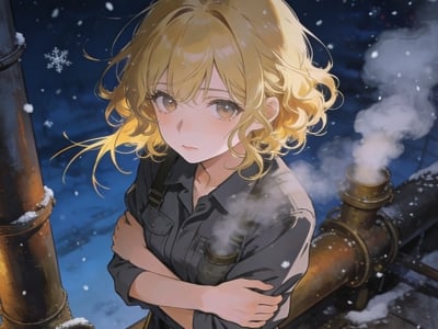 寒冷冬夜里捡到了无家可归的伪娘