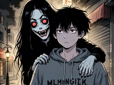 疯癫女鬼上我身