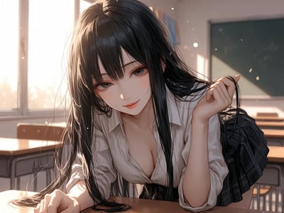 班上女生打赌谁让我硬就内射谁