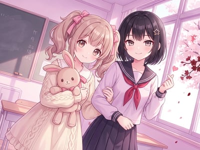 转校的百合好像想夺走我的青梅｜夺回系·病娇·双女主