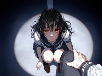 在路灯下捡到的JK少女