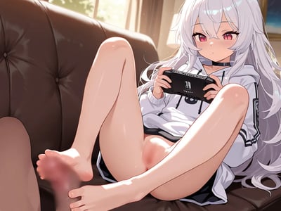 妹妹上网课的时候喜欢踩我鸡吧