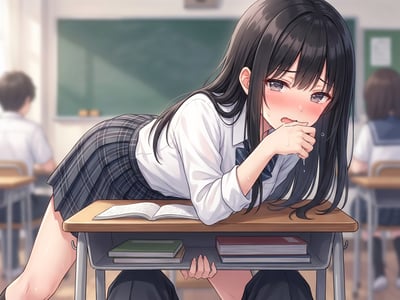 课桌下的秘密｜校园·校花·同桌·上课自慰·反差