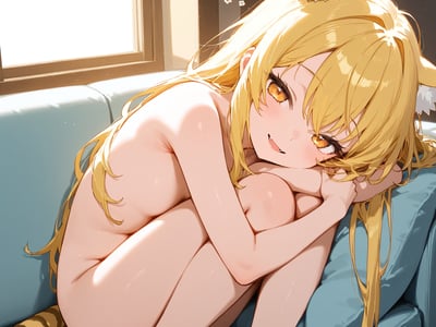  睁眼发现被窝里钻进一个赤裸的猫耳小萝莉