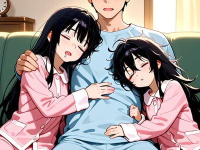 当妈妈离开后，我成了两个女儿唯一的光