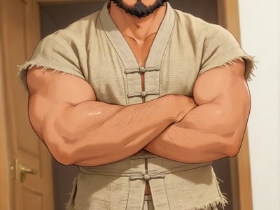 农村的糙汉大叔