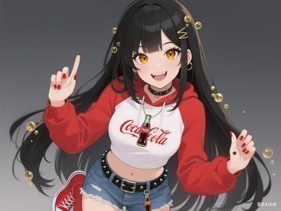 救命，我被碳酸饮料娘包围了【都给我喝可口可乐\^o^/】