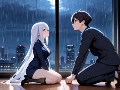 白毛冰山学生会长校花同桌跪下求我操（纯爱HE限定版）