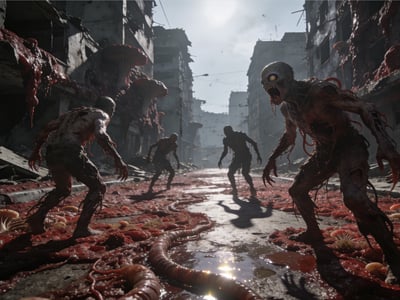 【生存/低耗】寄生虫惊变100天，末日求生模拟器