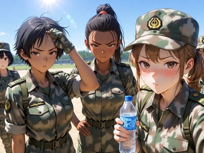 被安排到女子军训的性福日常