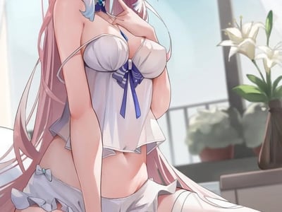 坐在我腿上的妈妈