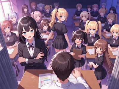 变成了全班女生的公用鸡巴