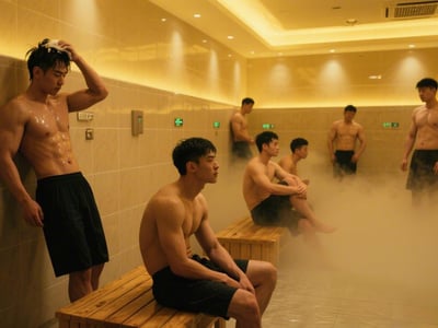 （男同BL向）在学校当搓澡师傅