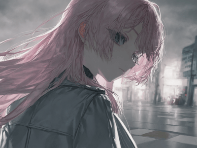 英国机场的灰瞳女孩