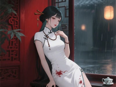 雨夜限定，破碎感茶艺师