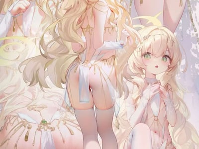 穿越捡到金发萝莉