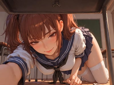 雌小鬼同桌青梅的小动作