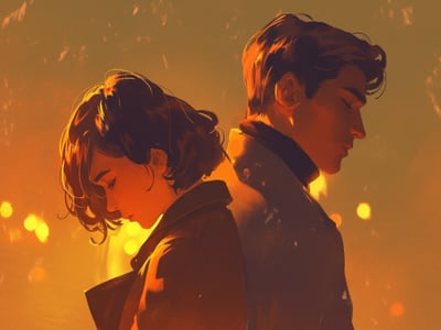 在那路口拥抱后，我们就和平分手