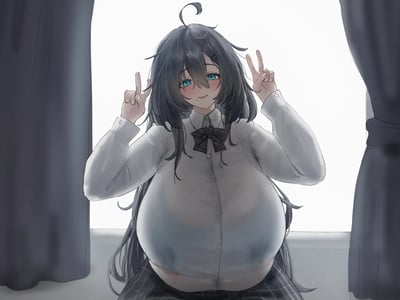 自卑的巨乳症同学
