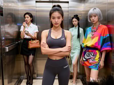 【史诗级灾难现场】我和妻子、小三、初恋、白月光被困在电梯里，怎么办，在线等，挺急的