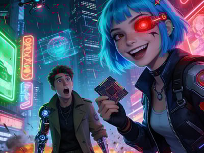 霓虹之心：赛博黑客的搞笑冒险