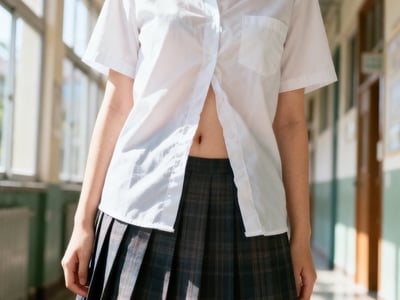 清纯女大学生的羞耻露出模拟器